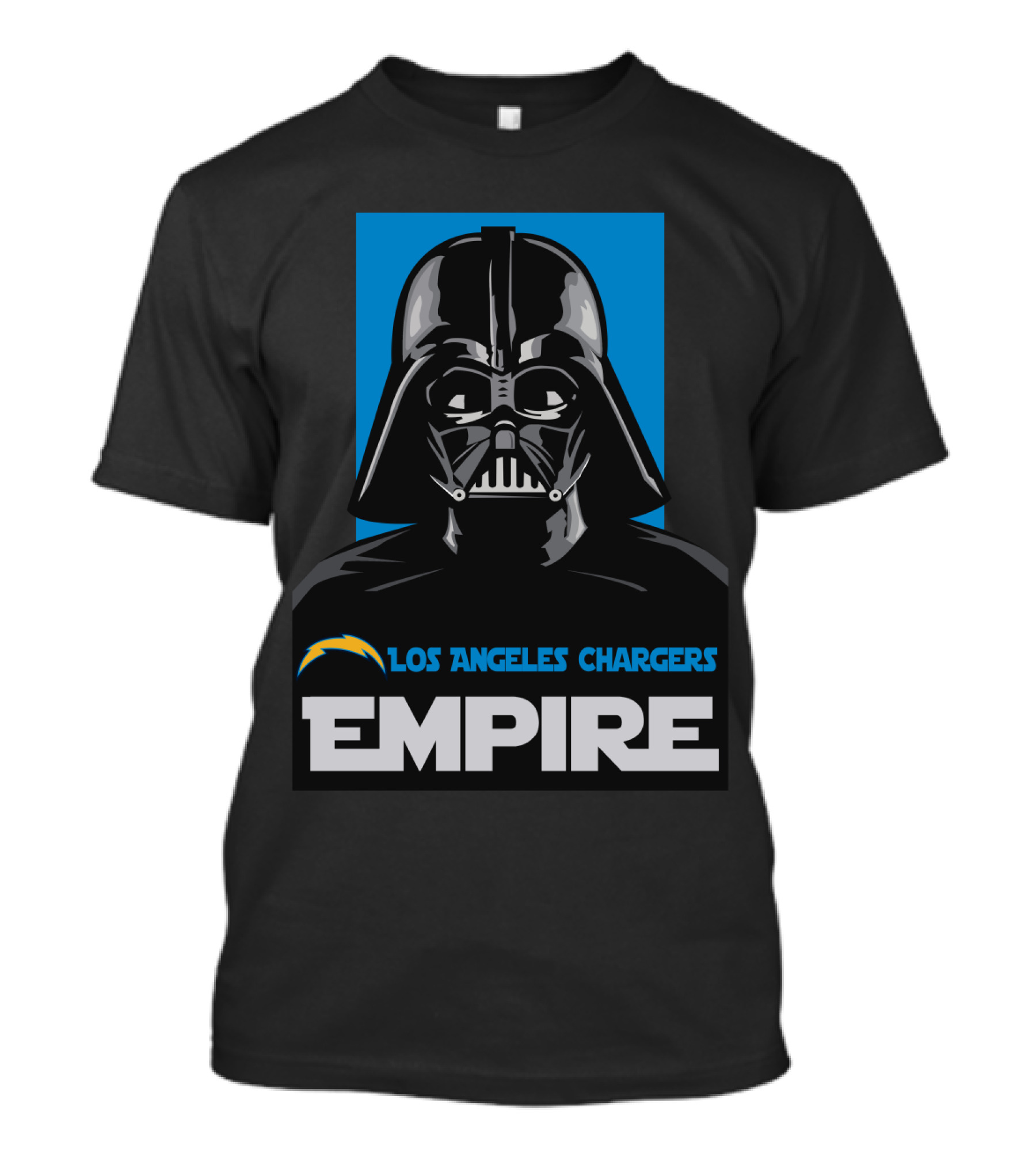Los Angeles Chargers Empire Darth Vader T-Shirt