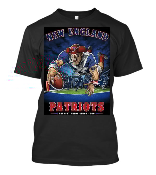 New England Patriots Patriot Pride Since 1960 End Zone Nfl T-Shirt