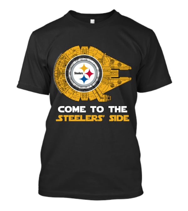 Steelers Come To The Side Millennium Falcon T-Shirt