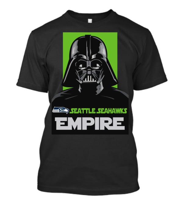 Seattle Seahawks Empire Darth Vader T-Shirt