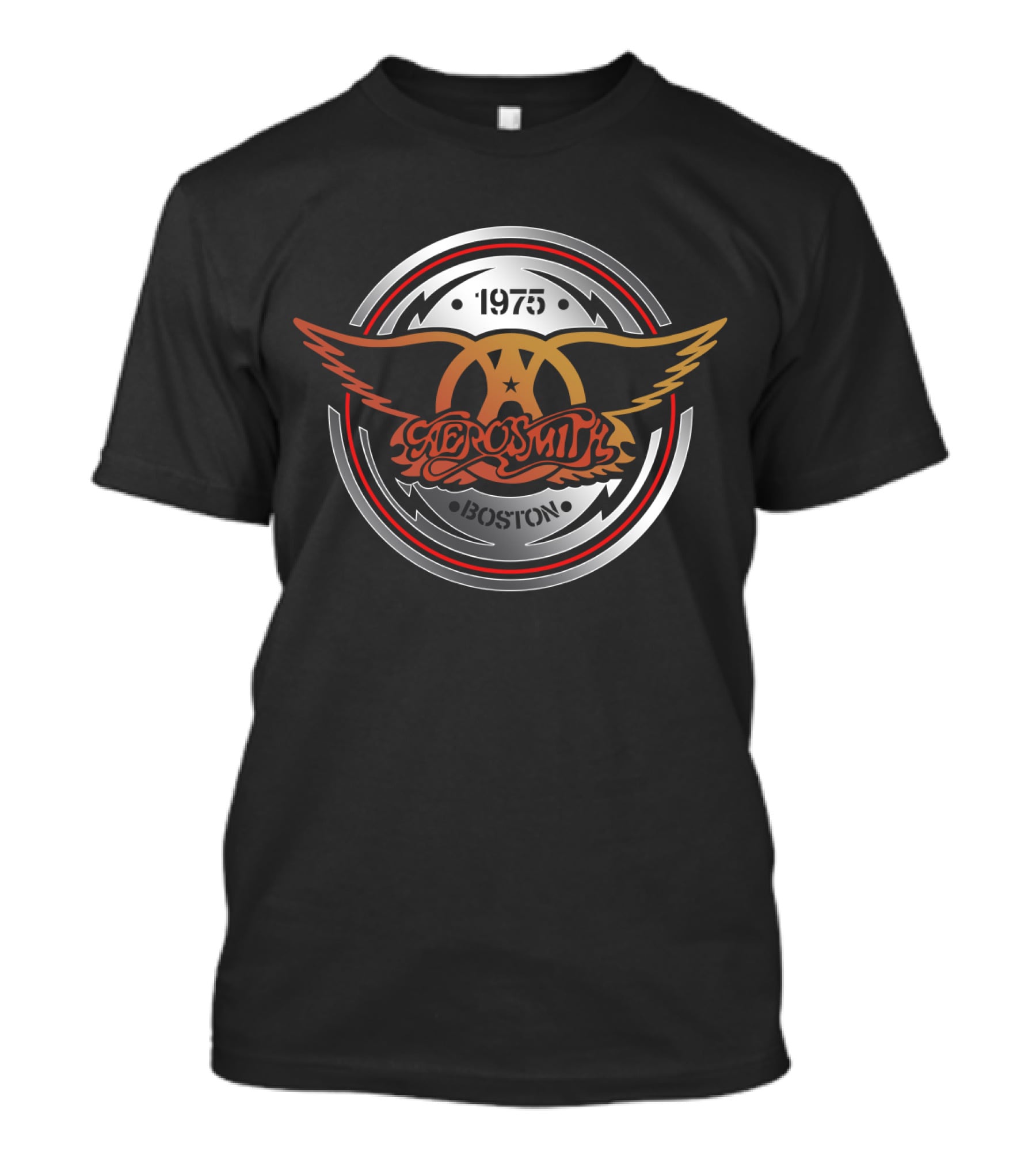 Aerosmith 1975 Boston ARSM 03 Aerocircle T-Shirt