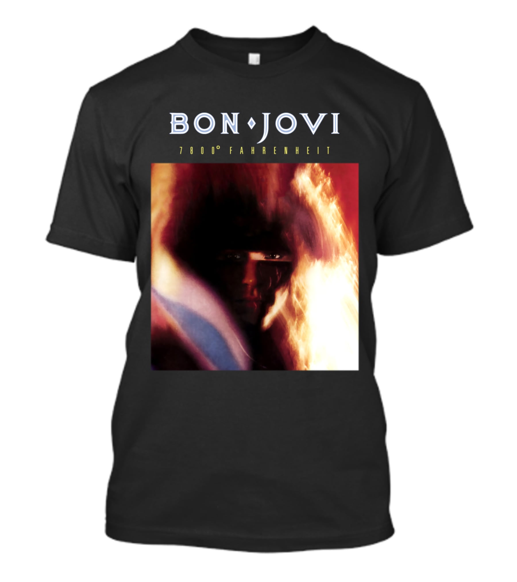 Bon Jovi 7800 Degrees Fahrenheit Album T-Shirt