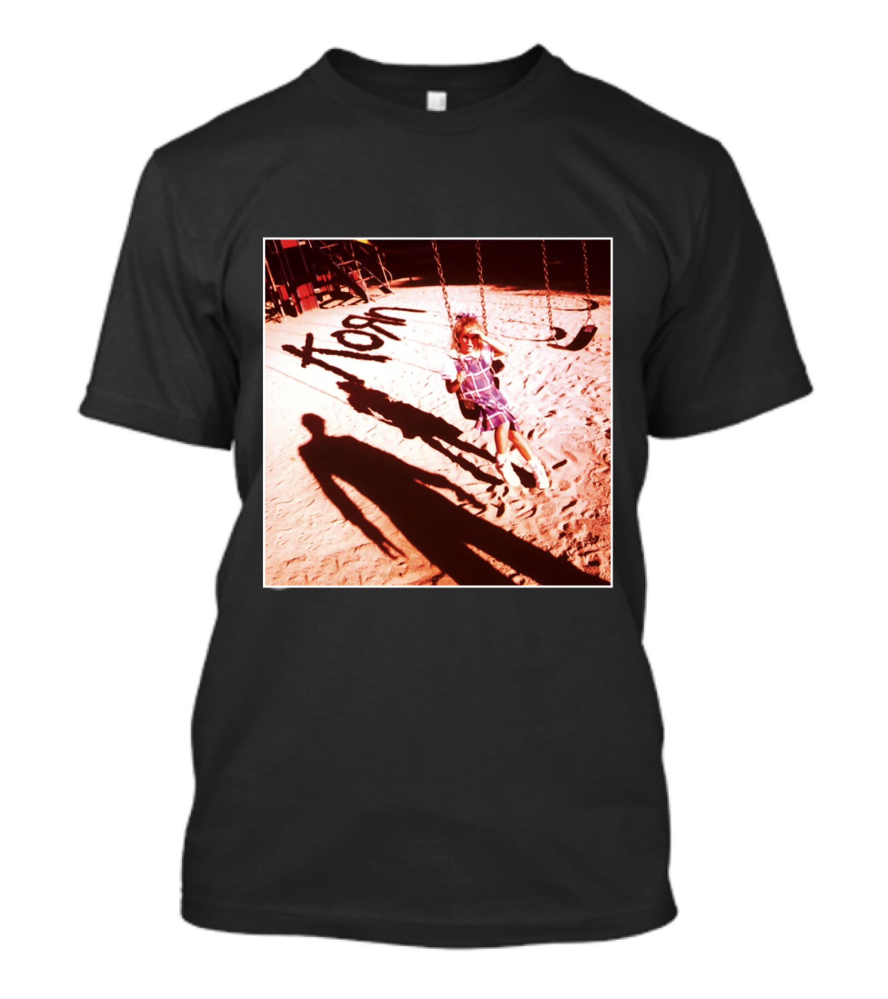 Korn Playground Shadow Swing Пословица T-Shirt