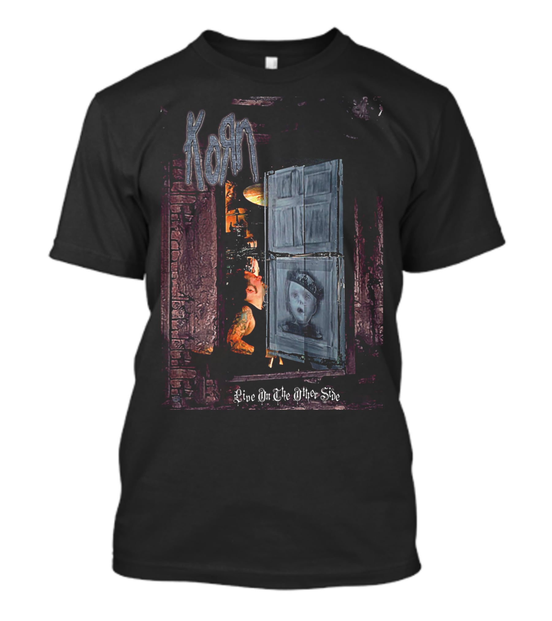 KORN Live On The Other Side Doorway Scene T-Shirt