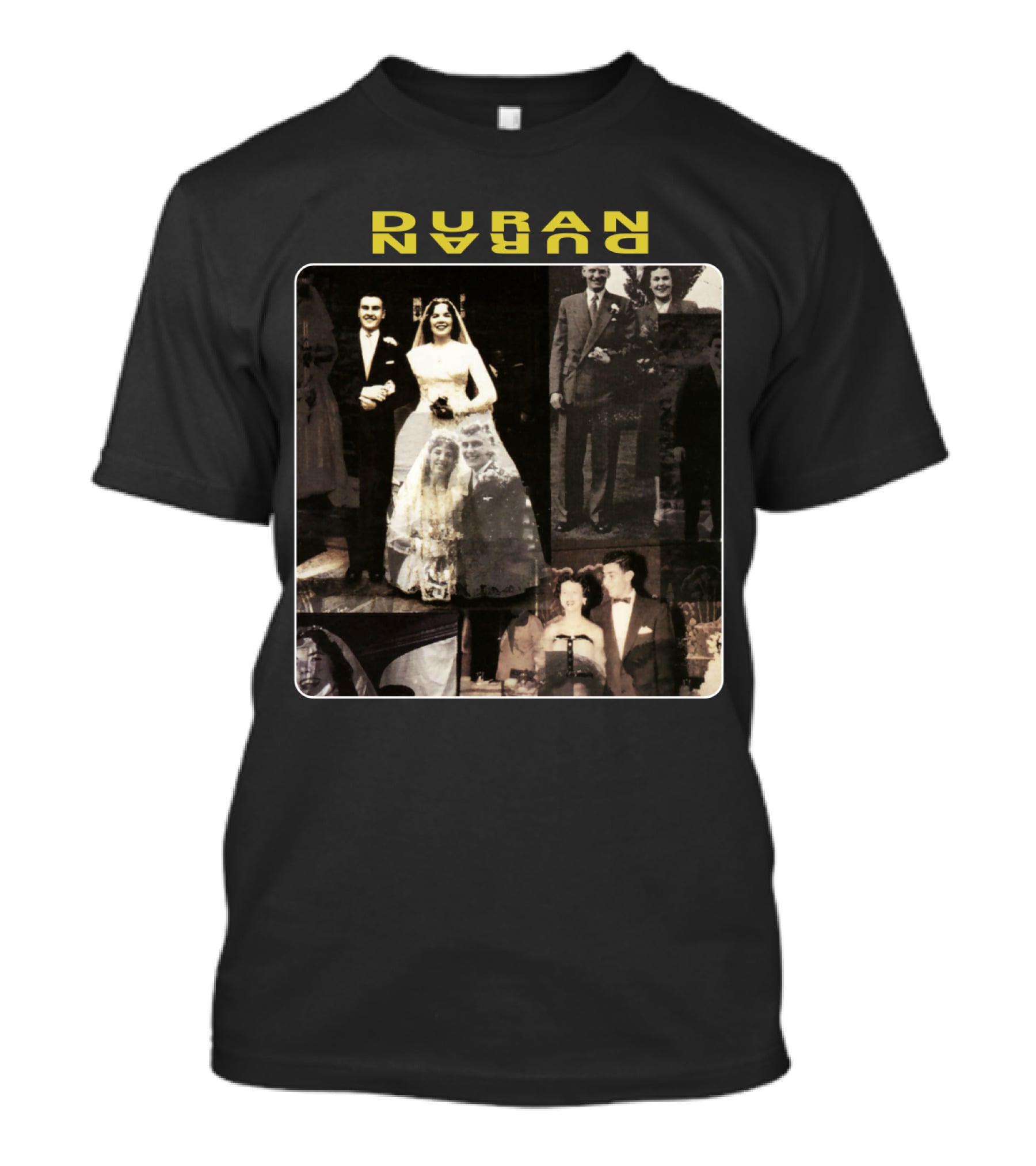 Duran Duran Wedding Album Collage Vintage Photography T-Shirt