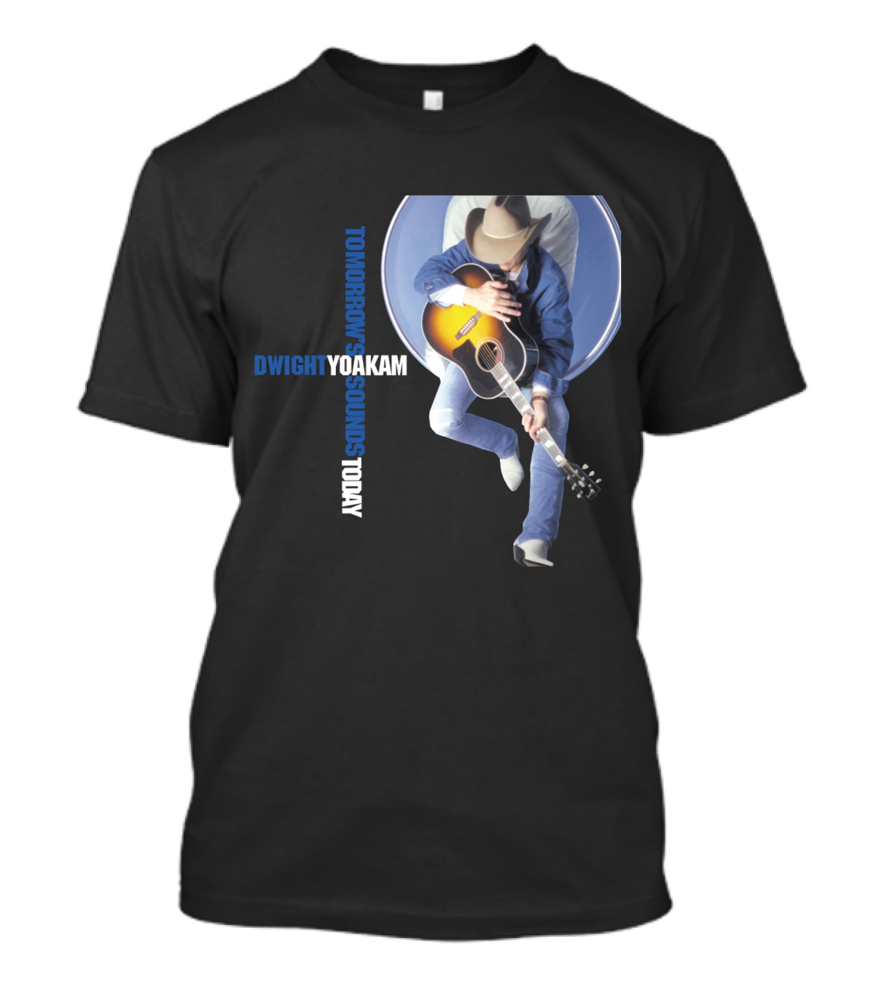 DWIGHT YOAKAM Tomorrow's Sounds Today Cowboy And Guitar T-Shirt