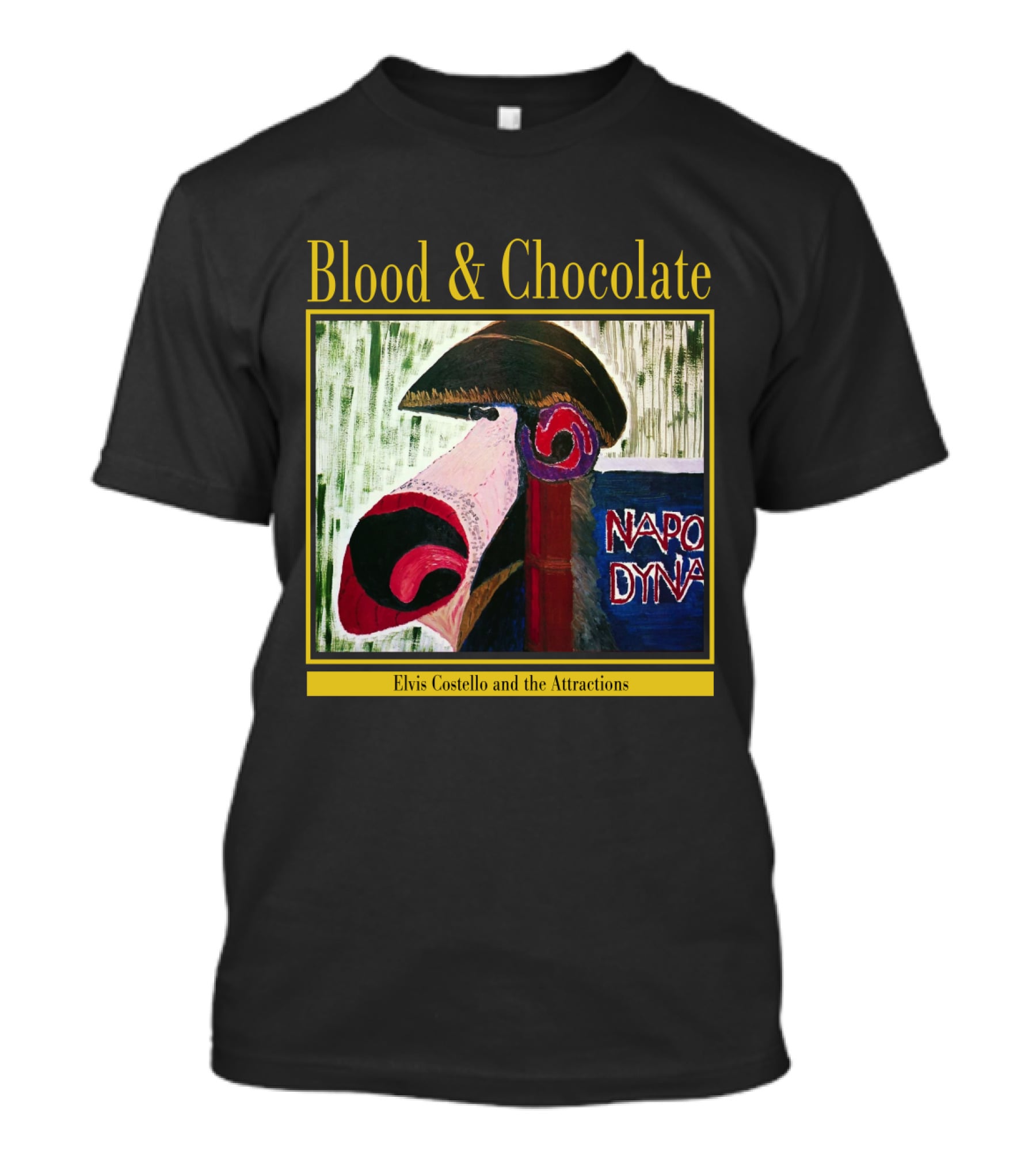 Blood And Chocolate Elvis Costello And The Attractions Napo Dyno T-Shirt