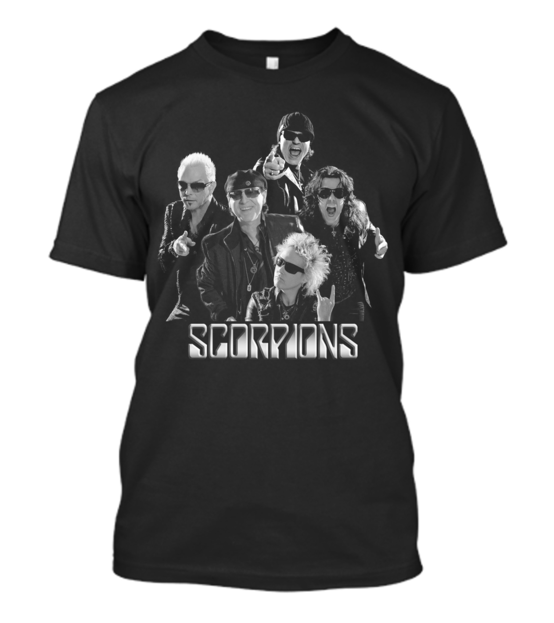 Scorpions Band Iconic Group Pose Rock Legend T-Shirt