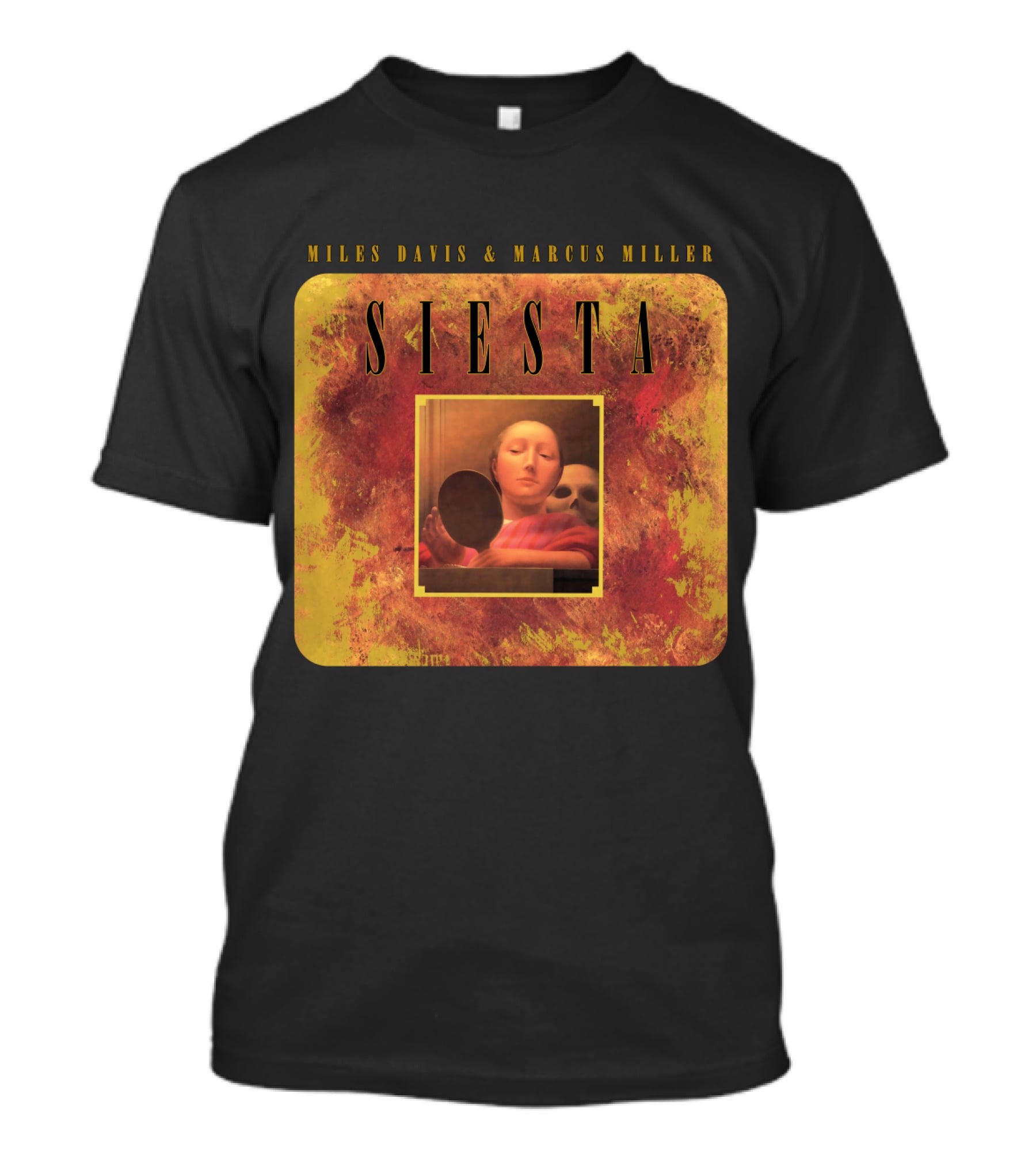 MDV 07 Miles Davis And Marcus Miller Siesta Album Cover T-Shirt