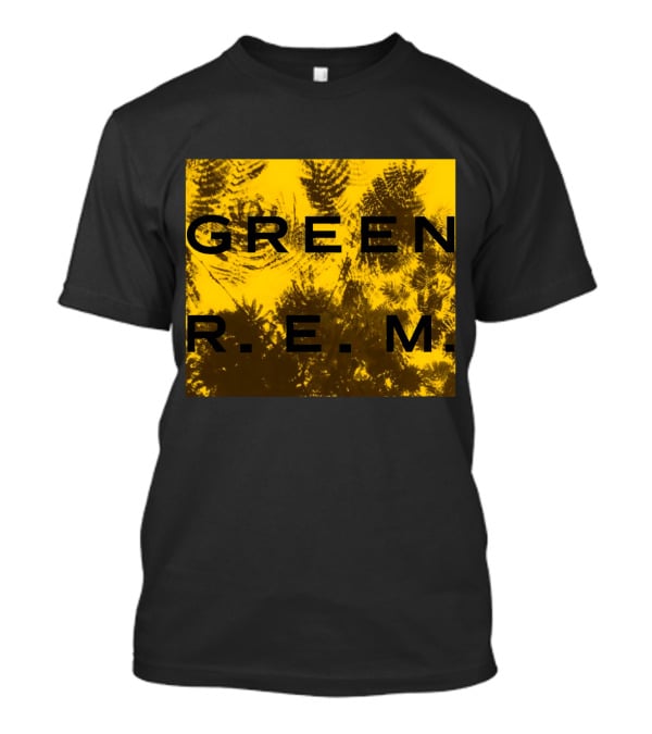 R.E.M. Green Album Fern Pattern 09 Vintage Yellow T-Shirt