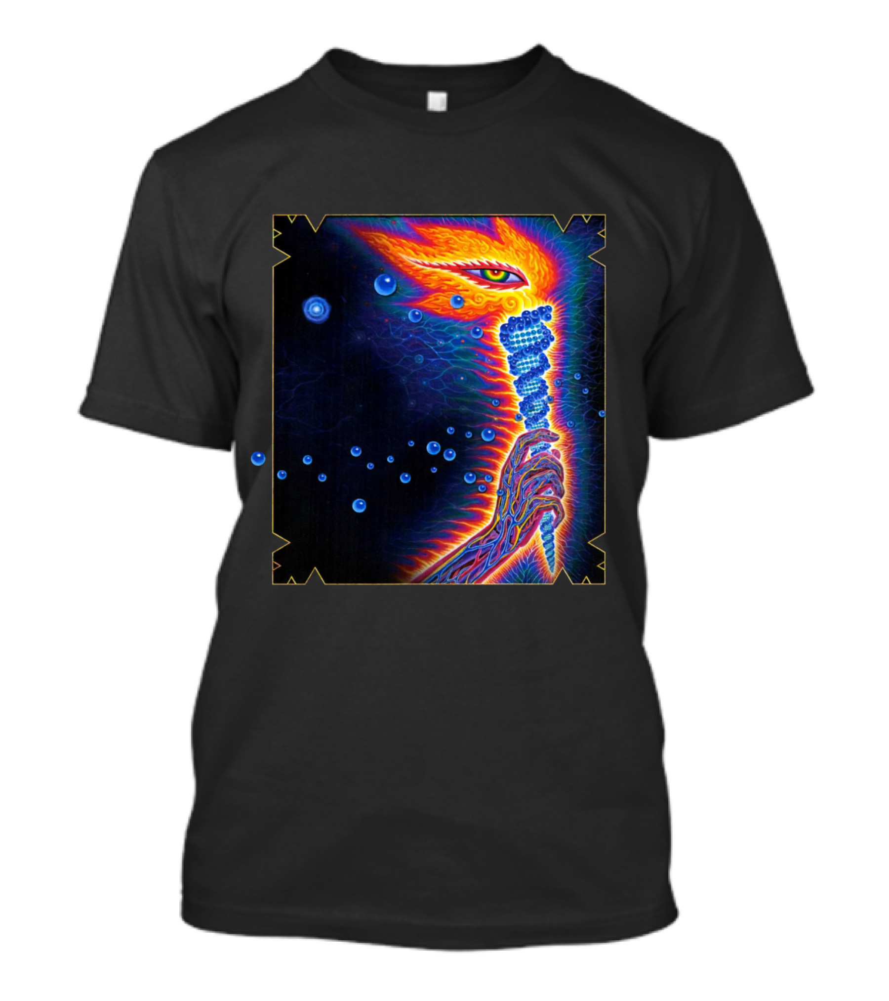Psychedelic Cosmic Vision With Vibrant Colors T-Shirt