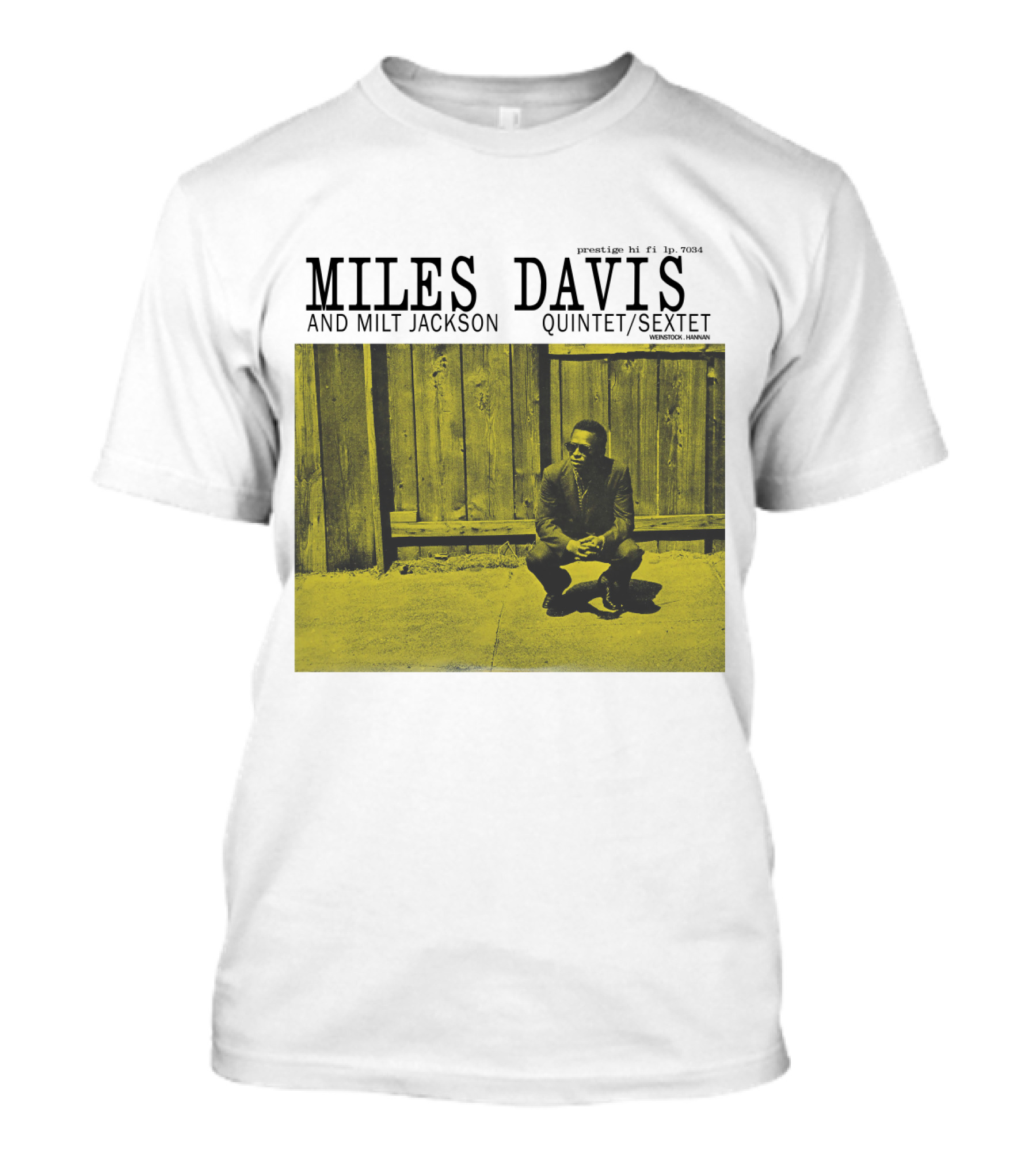 Miles Davis And Milt Jackson Quintet/Sextet Prestige Hi Fi Lp 7034 T-Shirt
