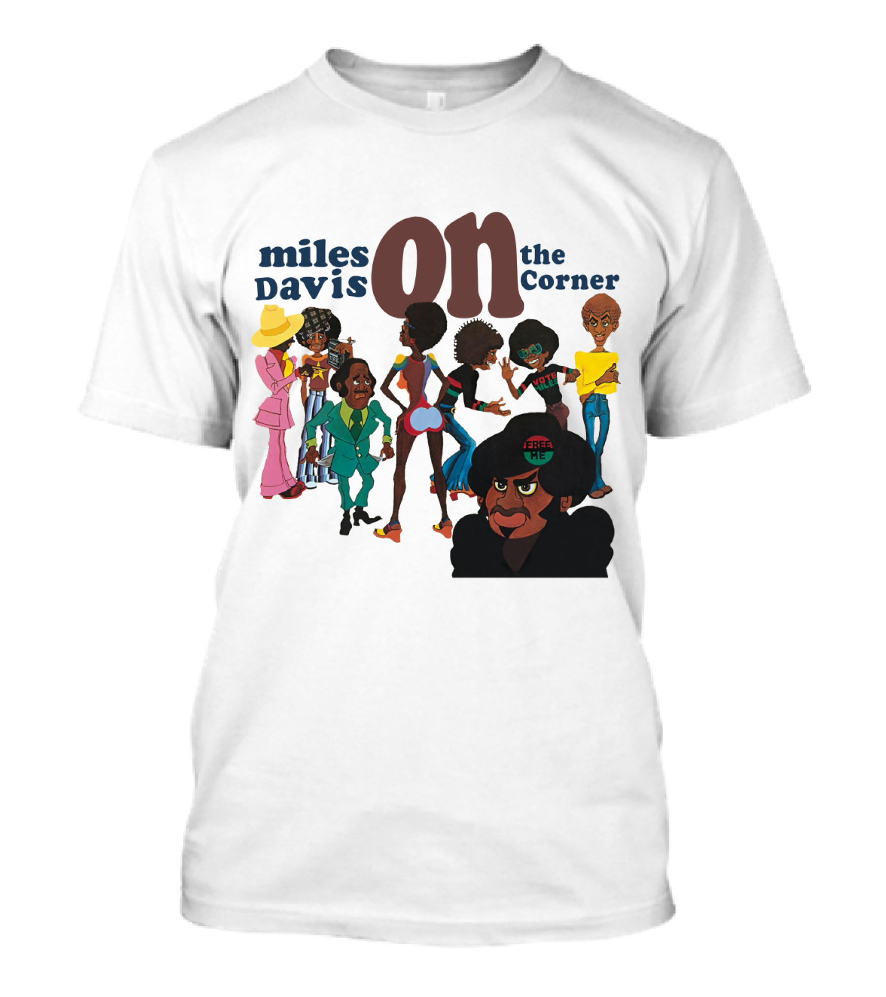 Miles Davis On The Corner Characters T-Shirt