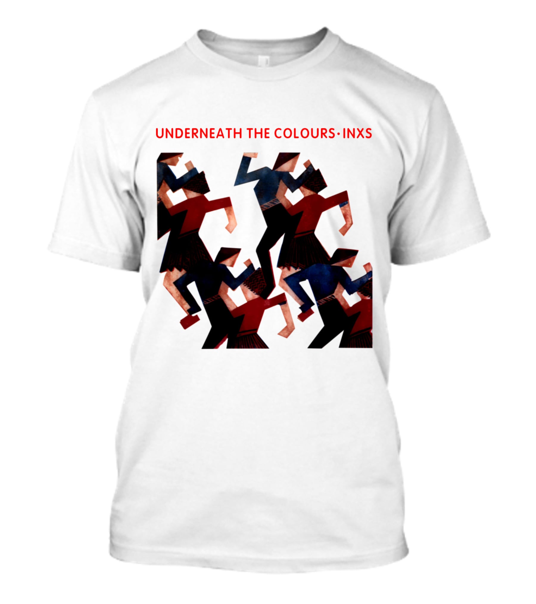 INXS Underneath The Colours Dance Figures T-Shirt