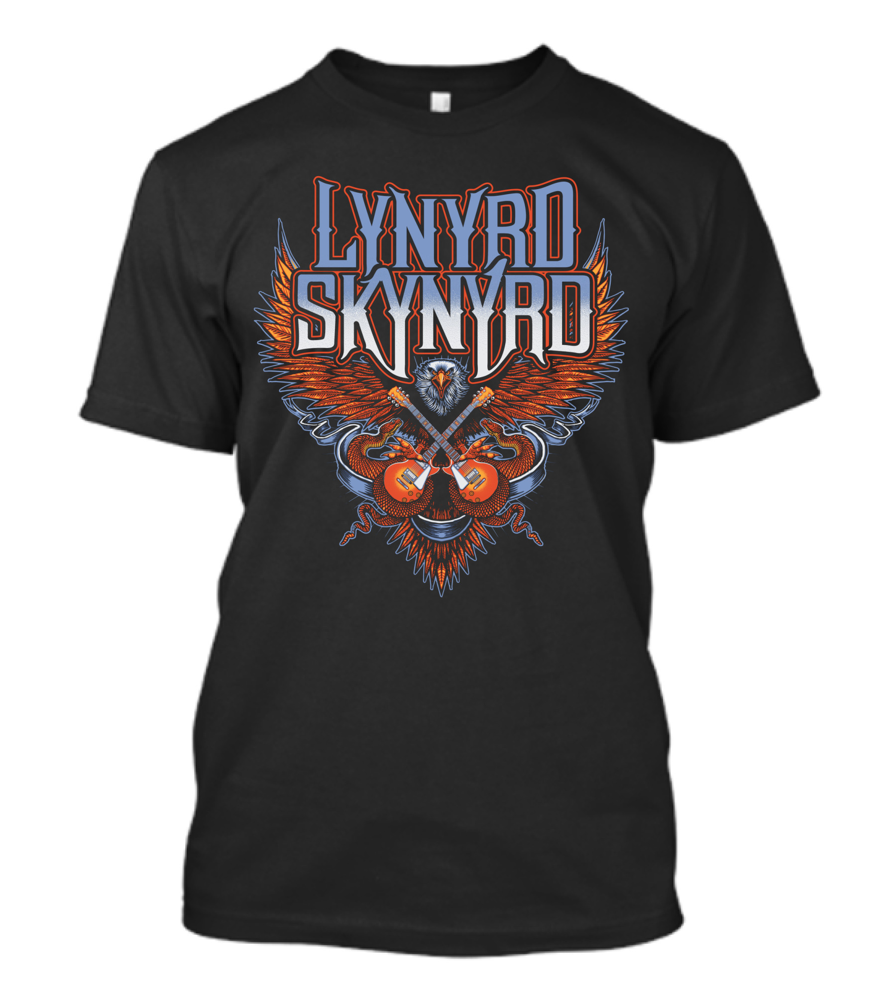 Lynyrd Skynyrd Eagle And Guitars Rock Band T-Shirt
