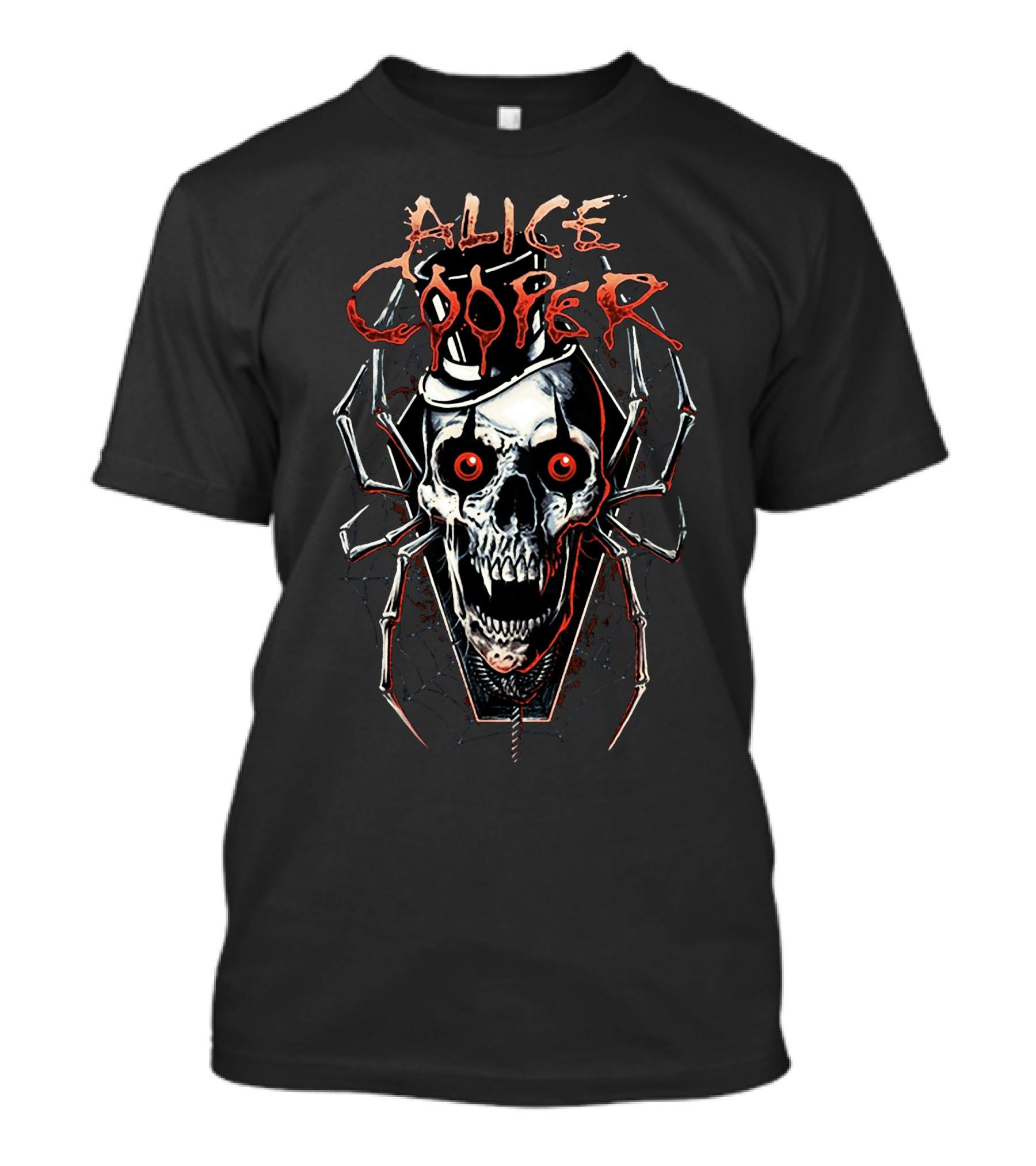 Alice Cooper Skull Spider Vintage T-Shirt