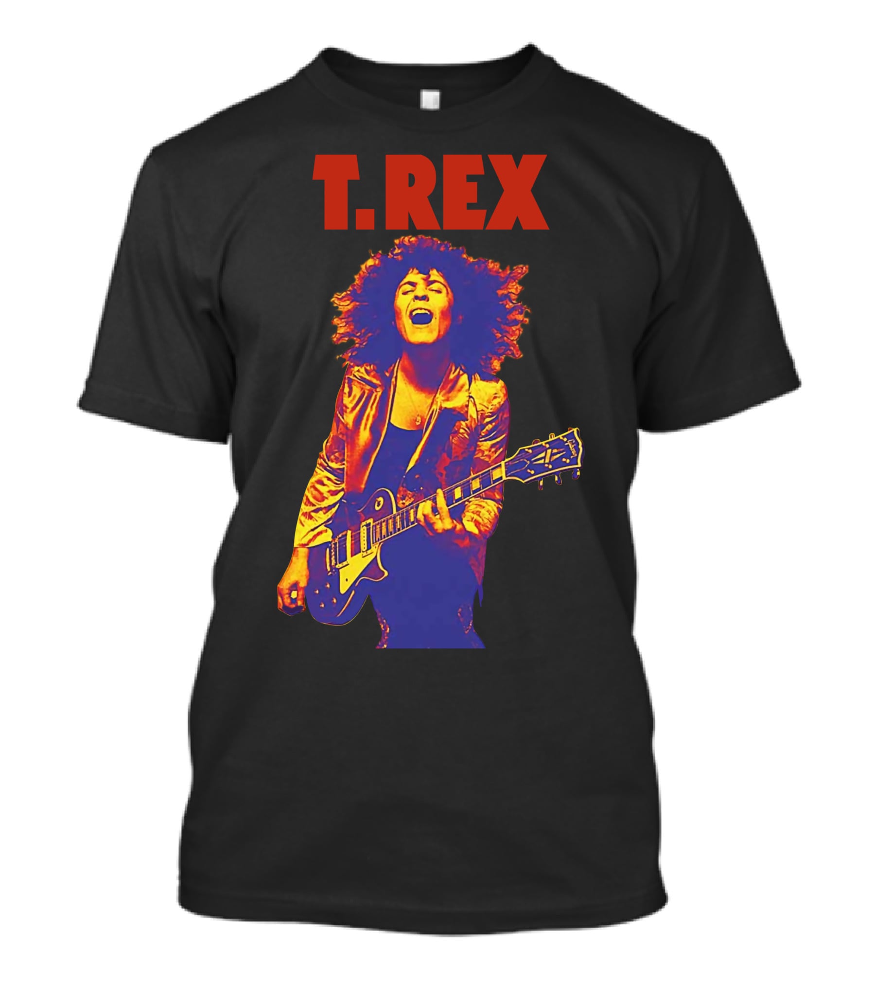 T. Rex Electric Guitar Glam Rock T-Shirt