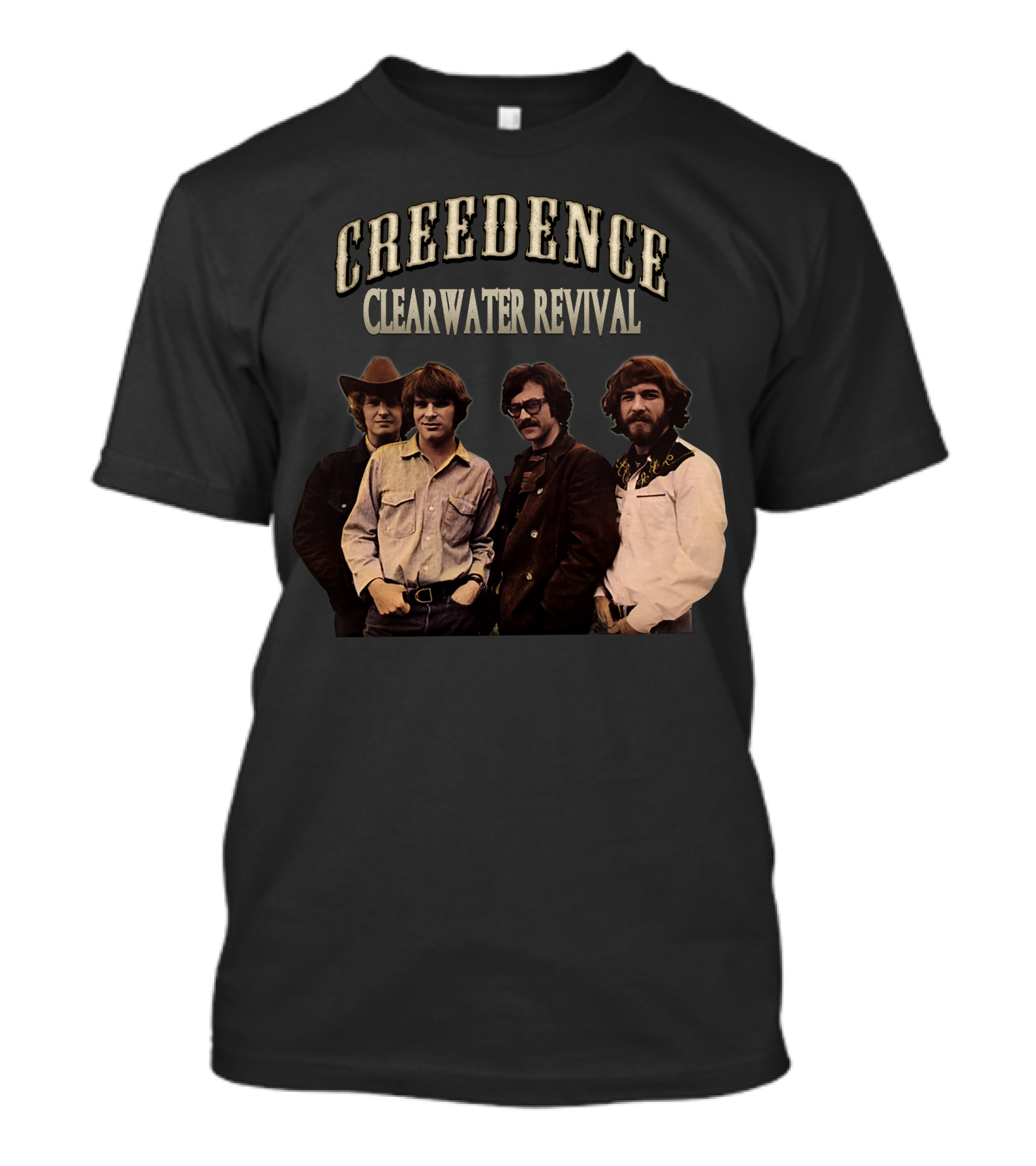 Creedence Clearwater Revival Band Portrait Ccr T-Shirt