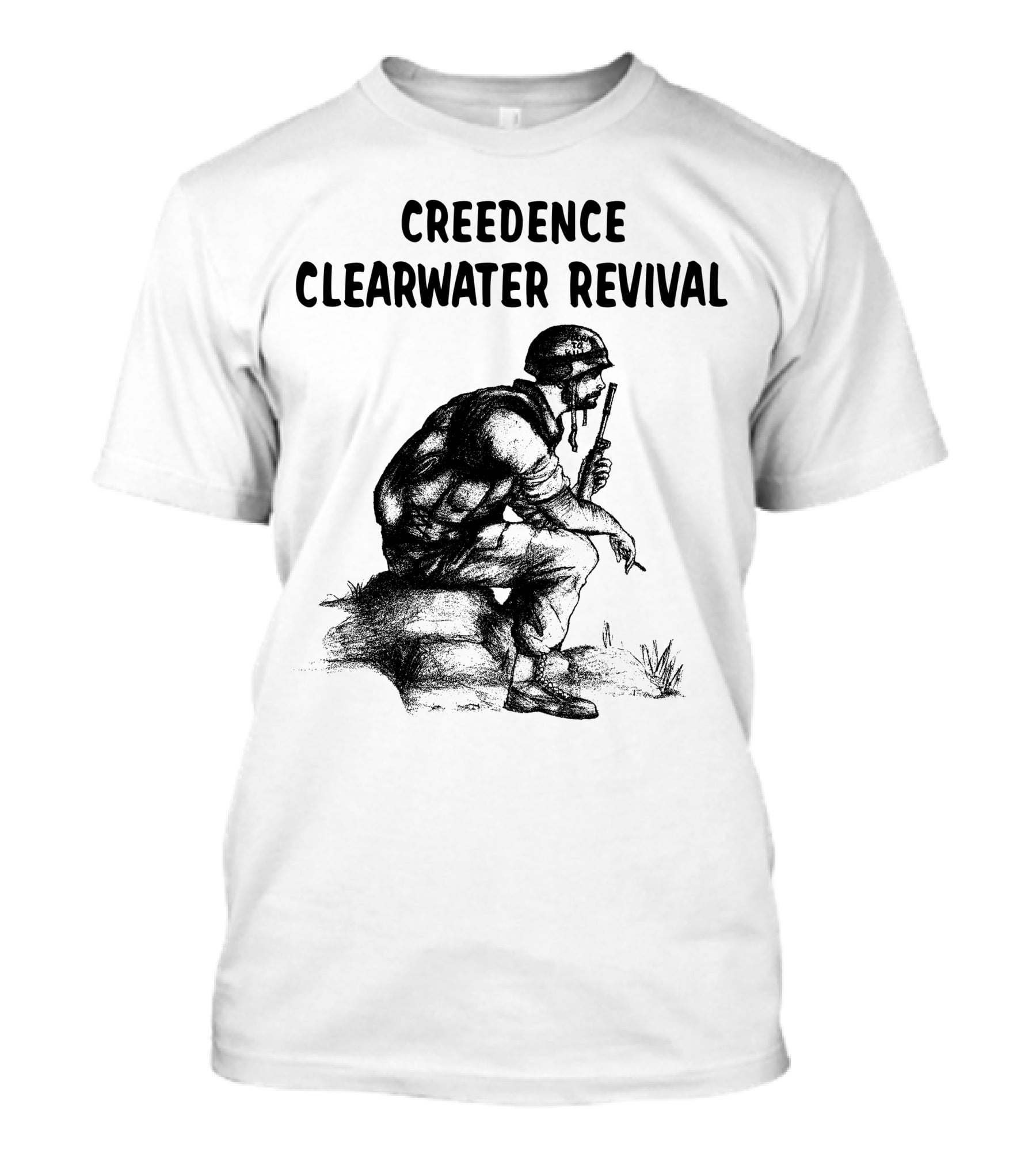 Creedence Clearwater Revival Soldier Art T-Shirt
