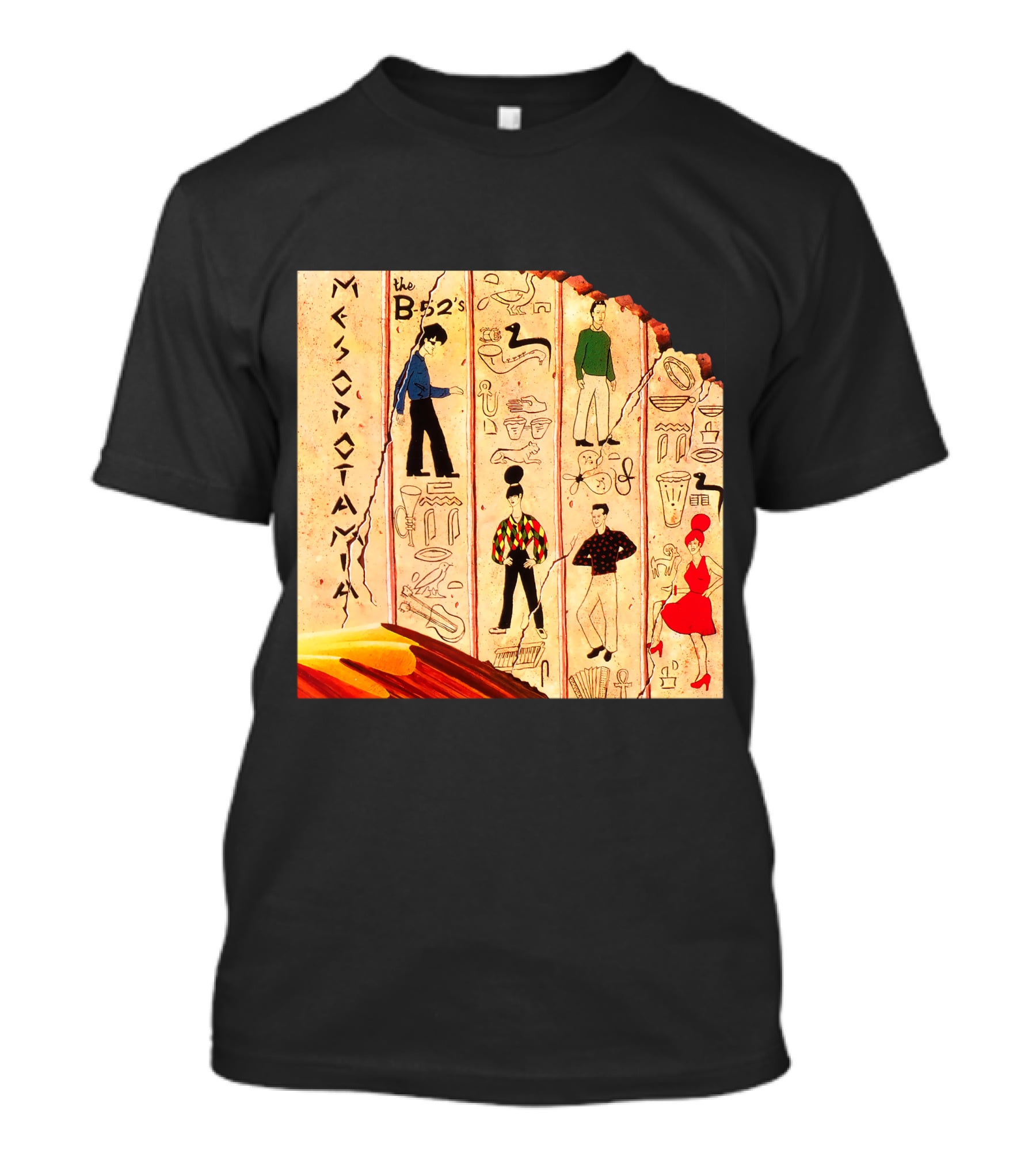 The B-52'S Mesopotamia Vintage Band Art T-Shirt
