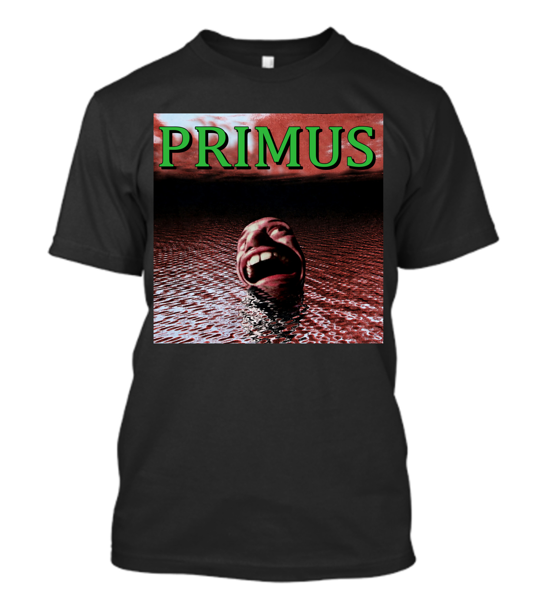 Primus Surreal Floating Head In Water T-Shirt