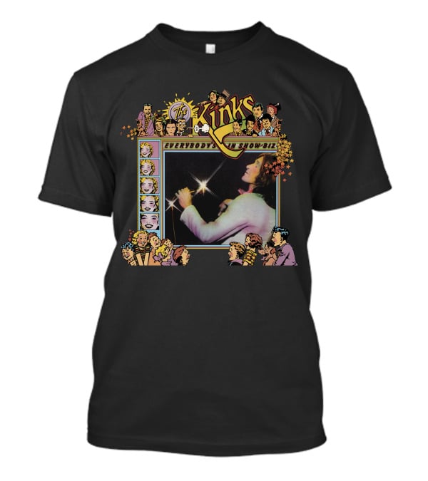 The Kinks Everybody's In Show-Biz Concert Performance Artwork T-Shirt