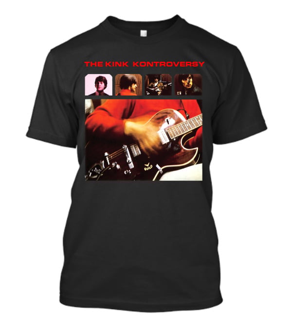 The Kinks The Kink Kontroversy Album Cover Guitar Montage T-Shirt
