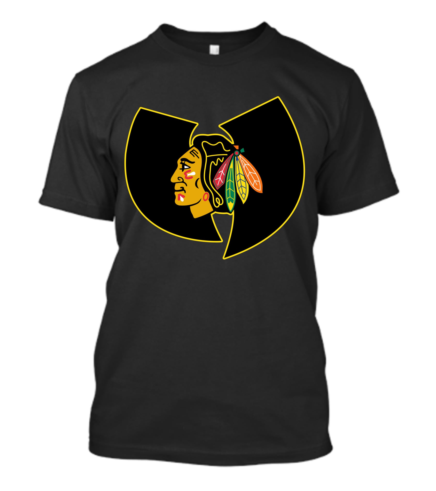 Chicago Blackhawks Wu-Tang Mashup T-Shirt
