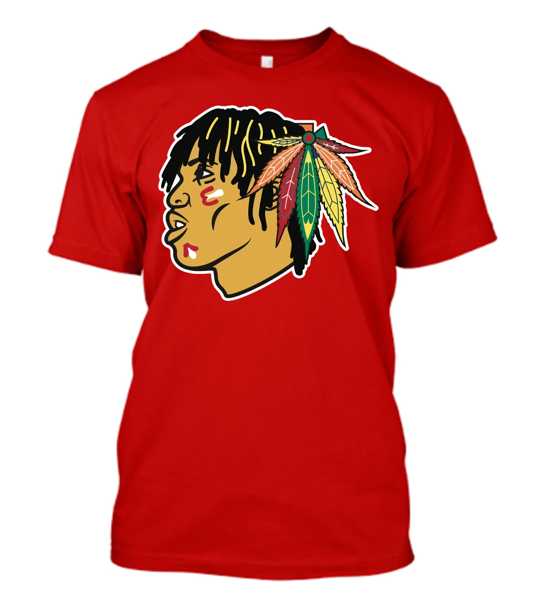 Chicago Blackhawks 21 Rap Logo Custom T-Shirt