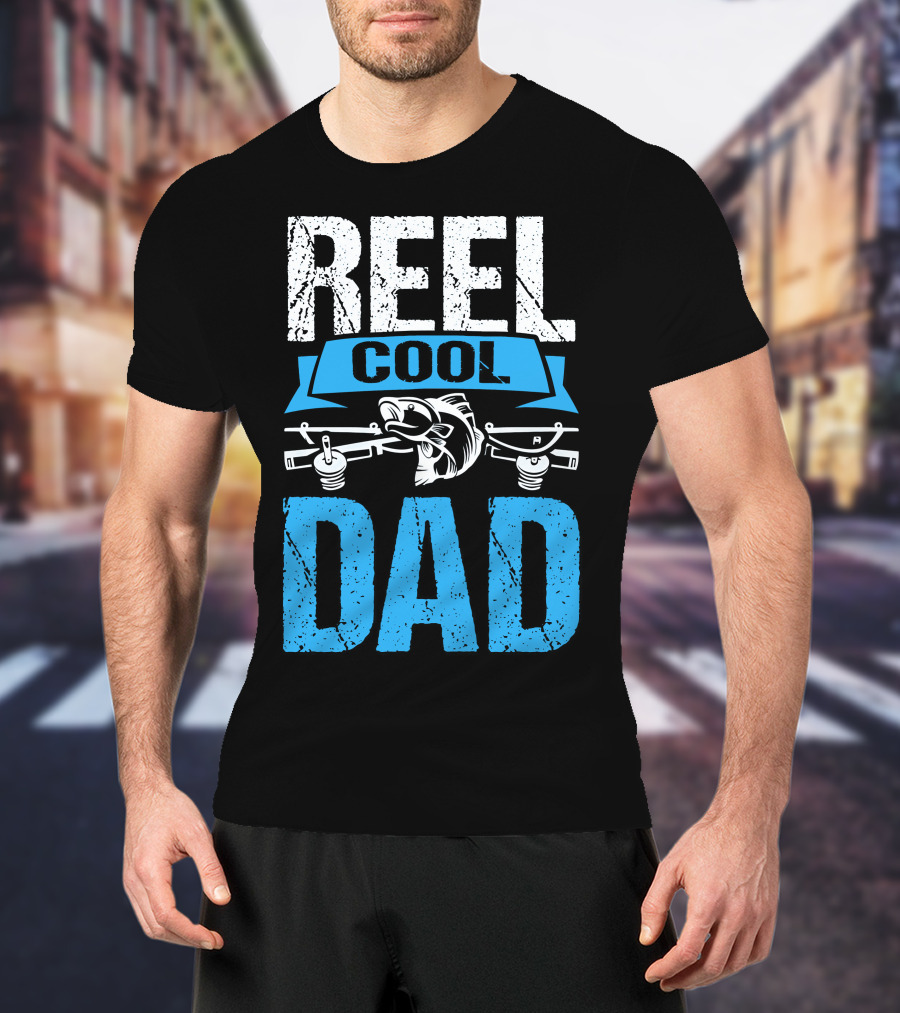 Reel Cool Dad Fishing T-Shirt