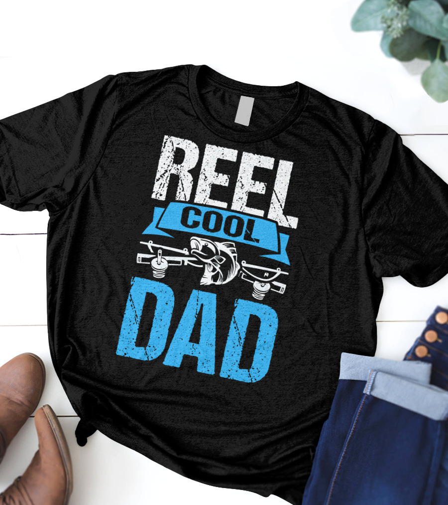 Reel Cool Dad Fishing T-Shirt