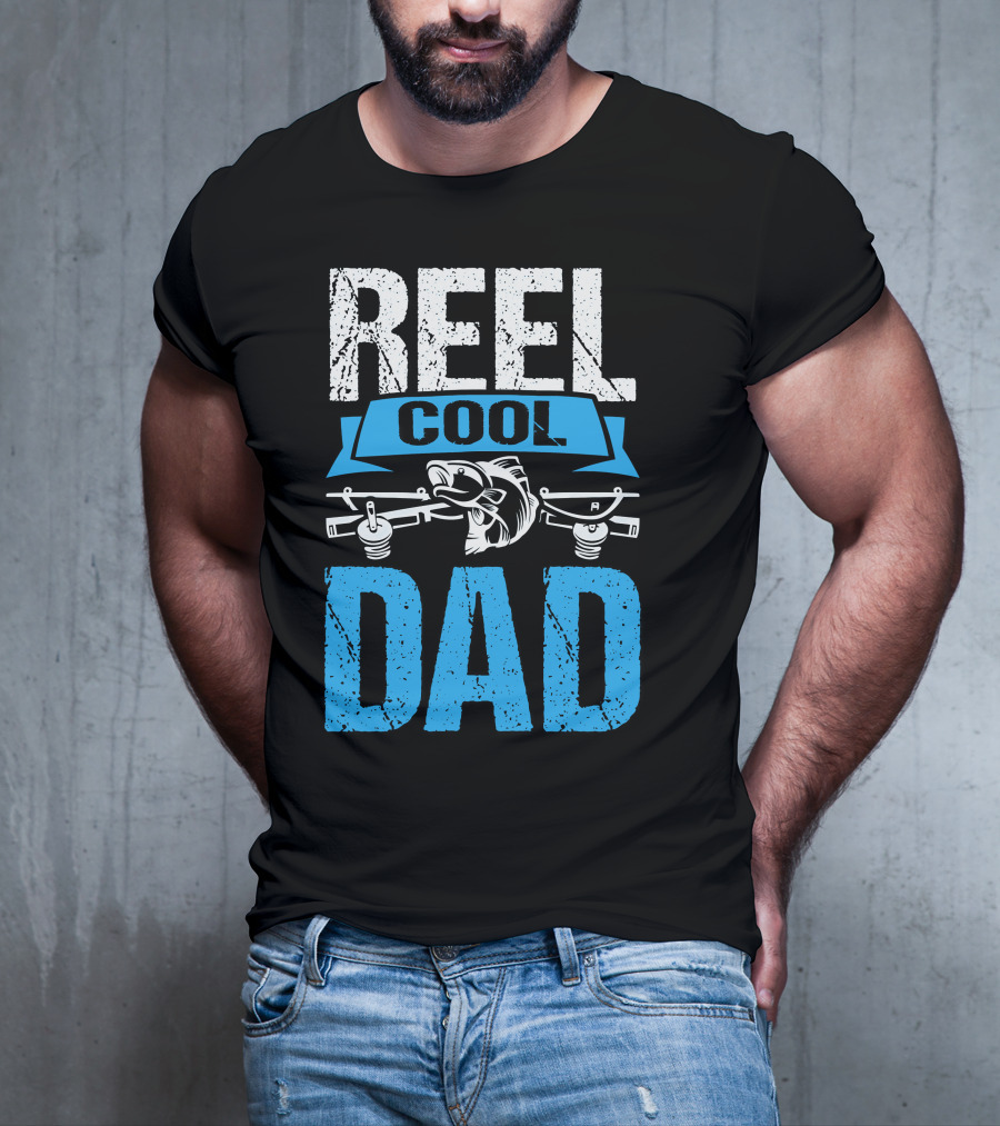 Reel Cool Dad Fishing T-Shirt