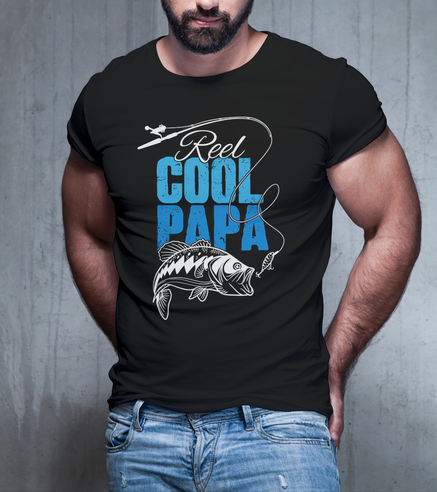 Reel Cool Papa Fishing T-Shirt