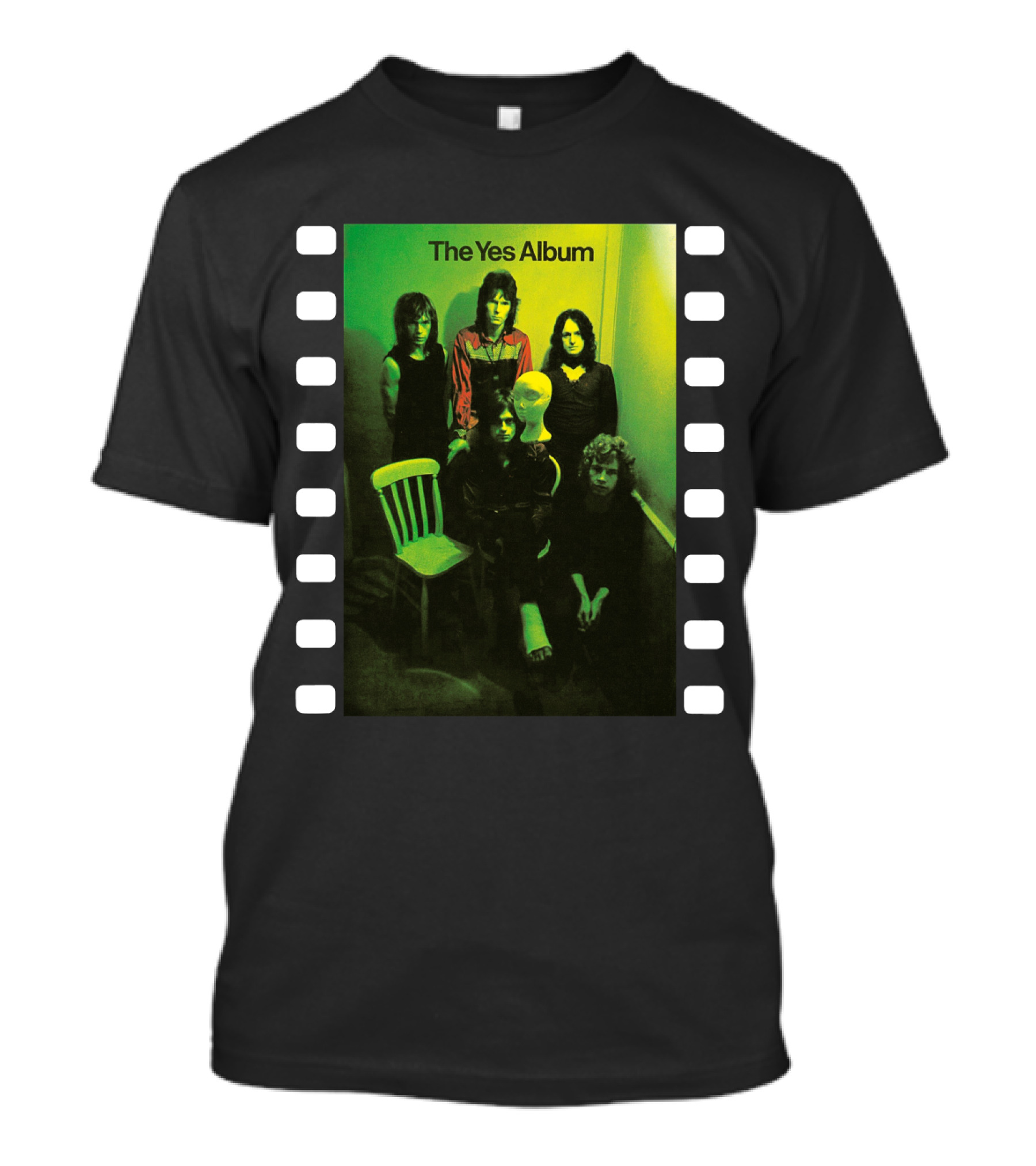 The Yes Album Filmstrip Cover Band Photo T-Shirt