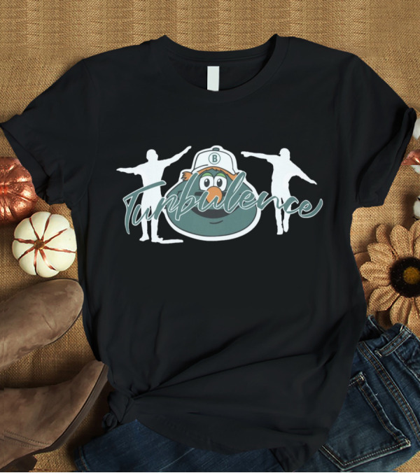 Boston Red Sox Turbulence Wally Mascot And Dancing Fans T-Shirt