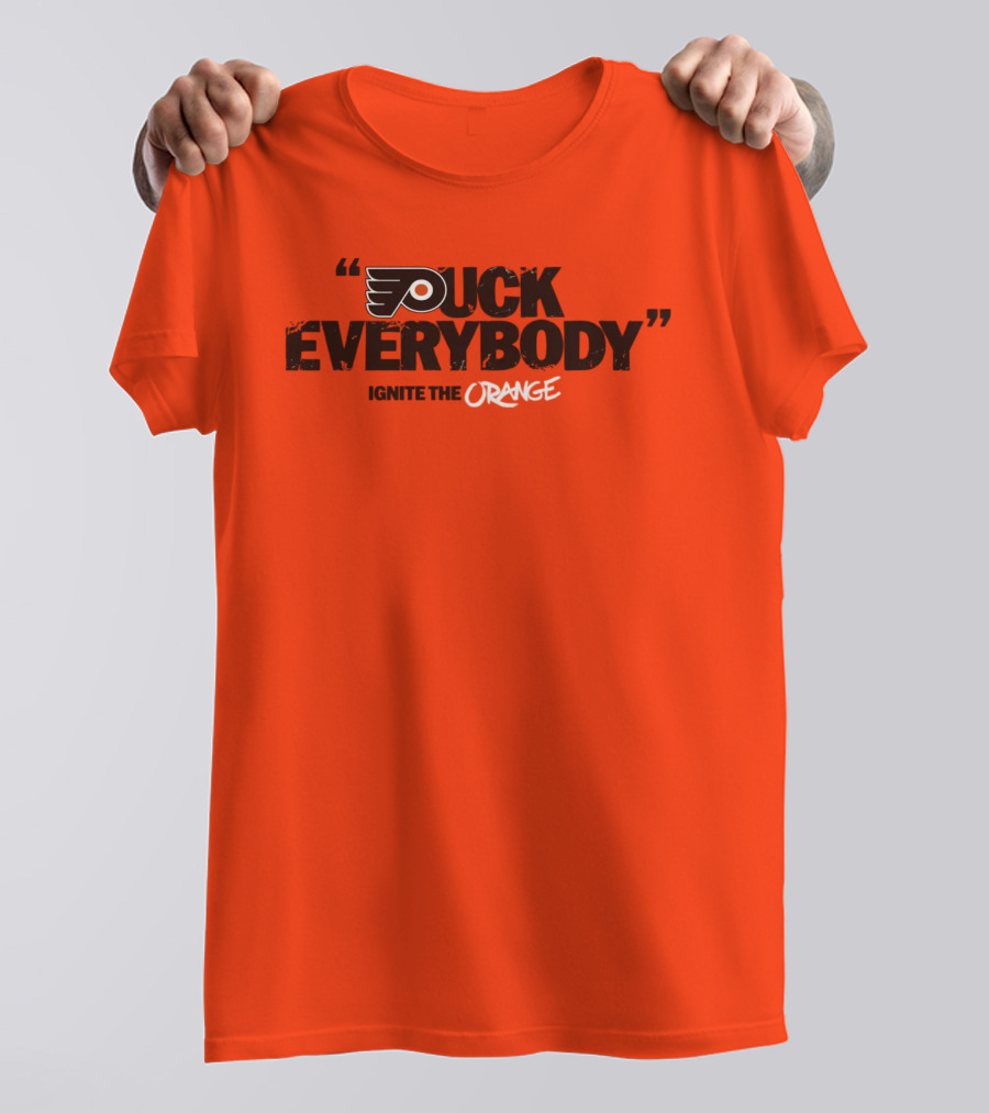 Philadelphia Flyers Puck Everybody Ignite The Orange T-Shirt