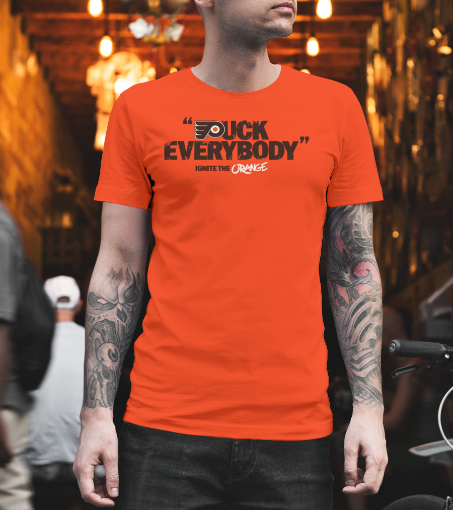 Philadelphia Flyers Puck Everybody Ignite The Orange T-Shirt