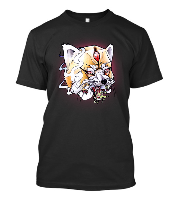 Wild Chimera Fantasy Red Panda Triclops T-Shirt
