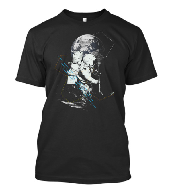 Moon Landing 1969 Astronaut And Earth T-Shirt