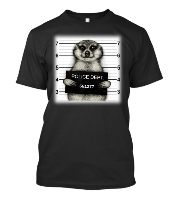 Meerkat Police Dept Mugshot 581277 T-Shirt