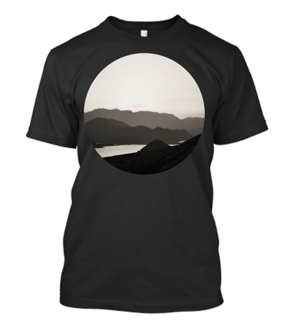 Mountains And Lake Scenic T-Shirt