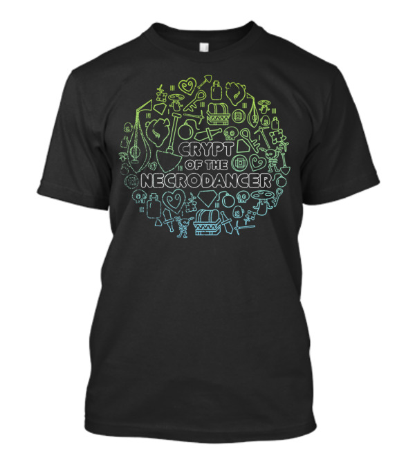 Crypt Of The Necrodancer Icons Outline T-Shirt