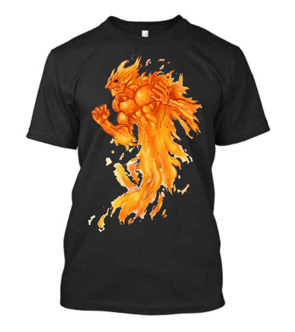 Fire Jinn Flame Spirit Phone Cas T-Shirt