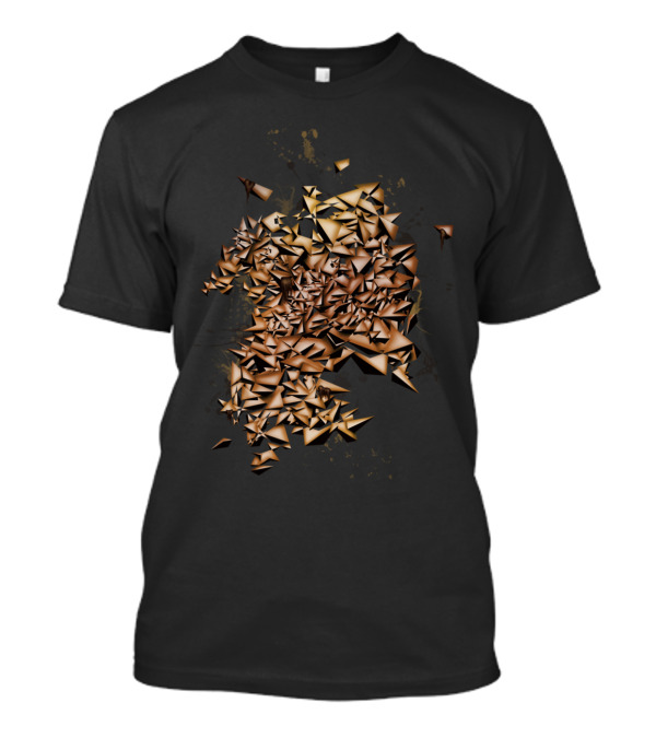 Tigers Eye Abstract Geometric T-Shirt