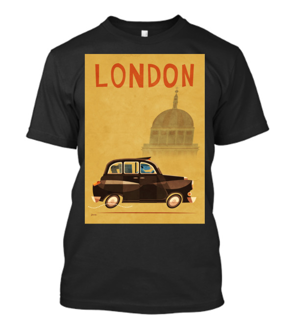 London Black Cab Vintage T-Shirt