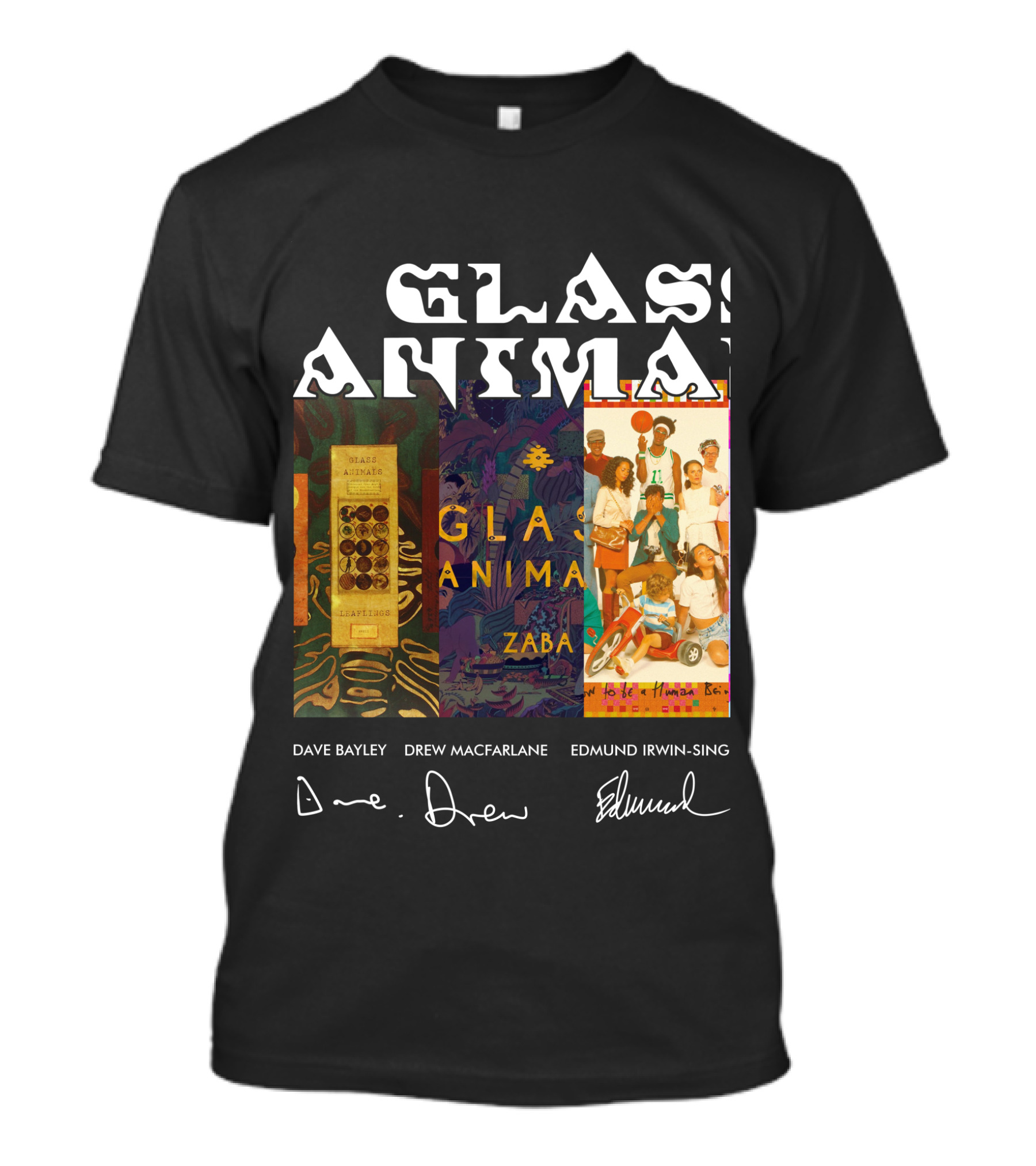 Glass Animals Dave Bayley Drew Macfarlane Edmund Irwin-Singer Joe Seaward Zaba Dreamland T-Shirt