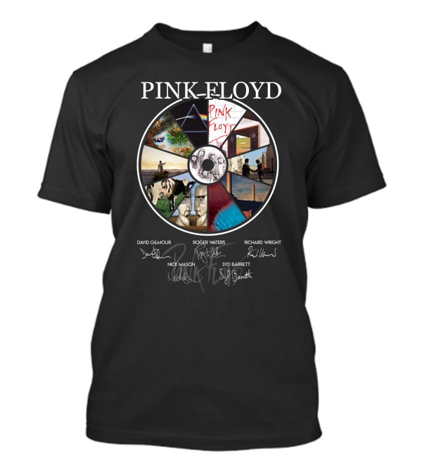Pink Floyd Signed Album Art Collection T-Shirt