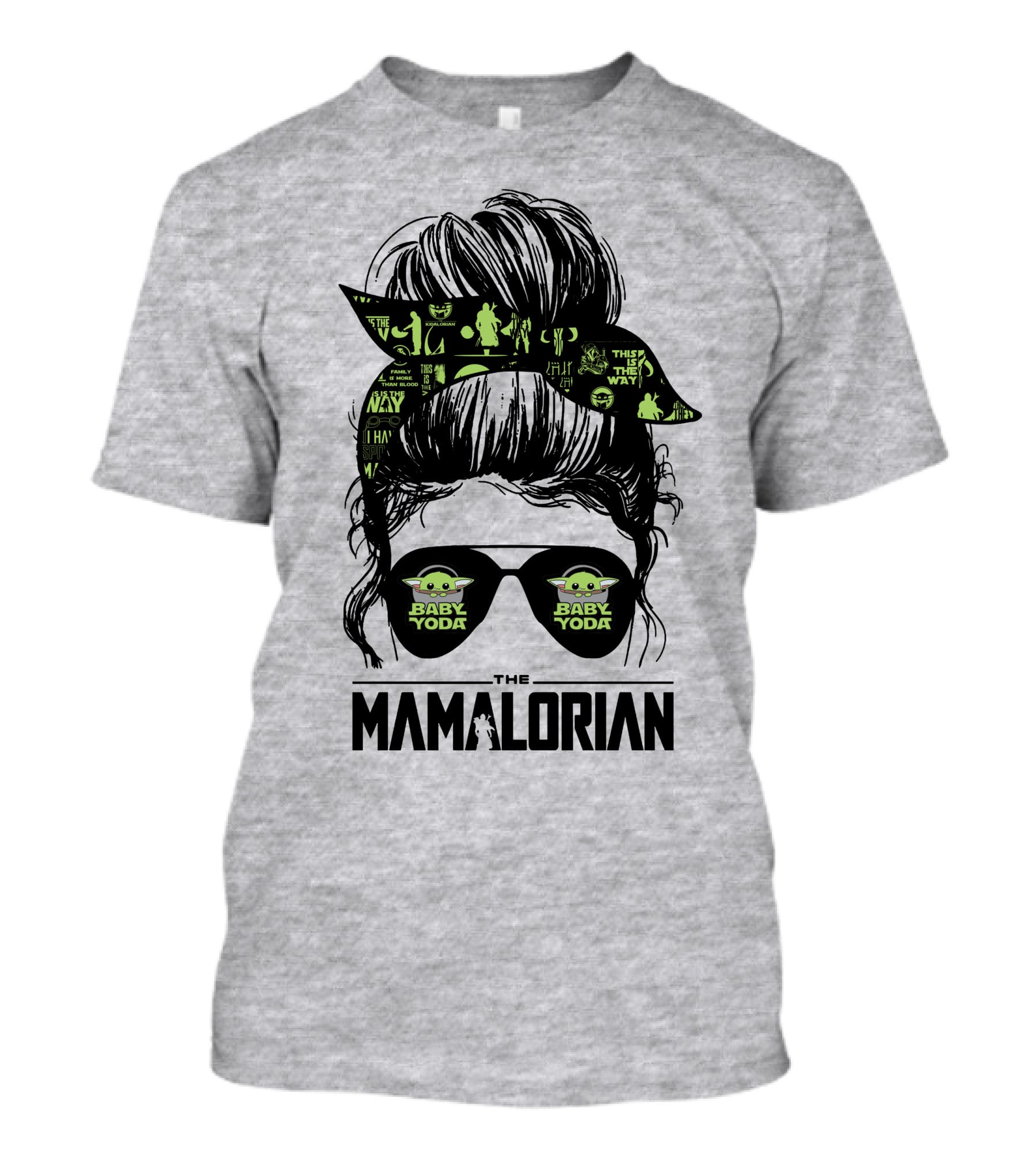 The Mamalorian Baby Yoda Grogu Star Wars T-Shirt