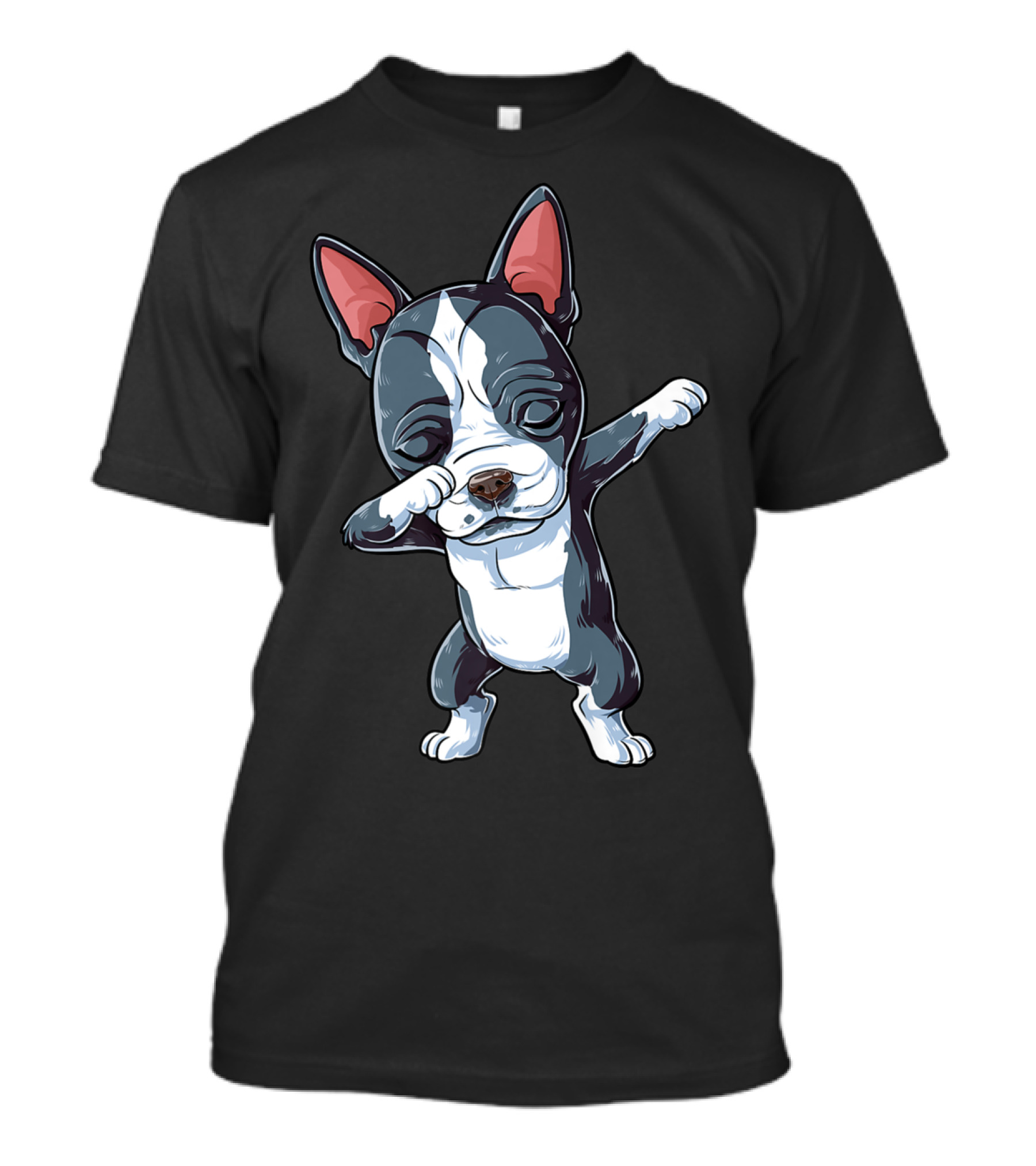 Dabbing Boston Terrier Boys Kids Dog Lover Dab T-Shirt