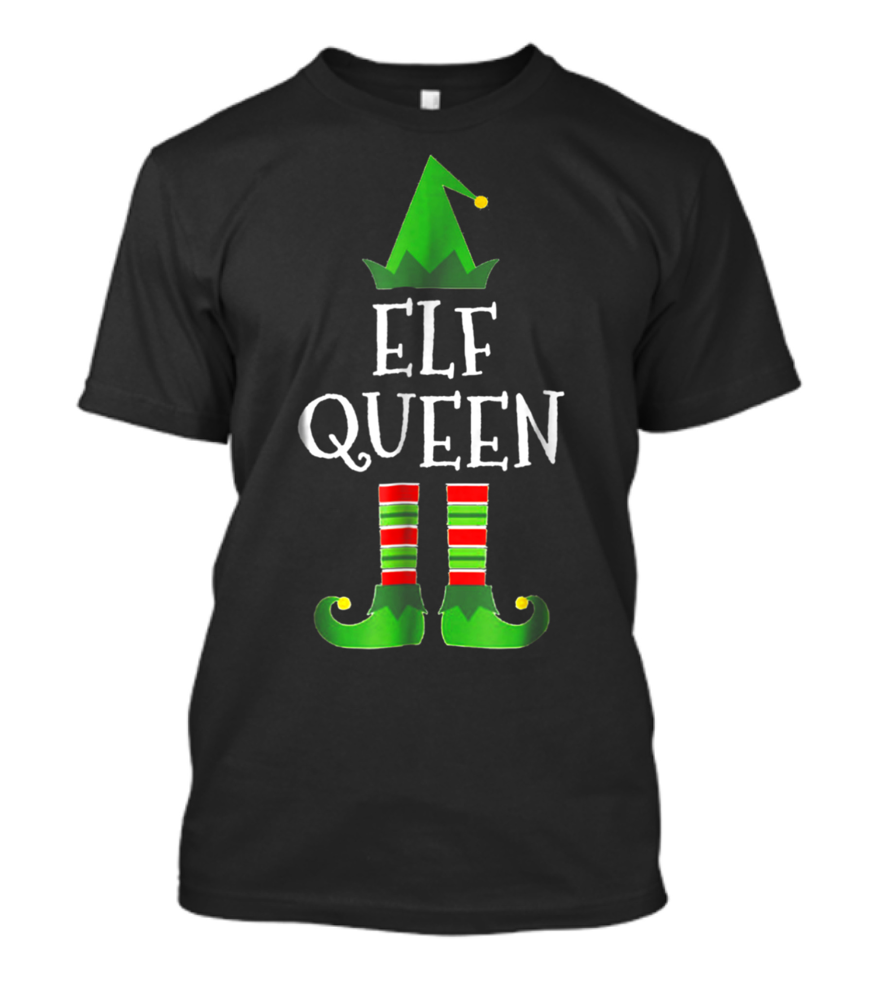 Whimsical Elf Queen Holiday Family Group T-Shirt